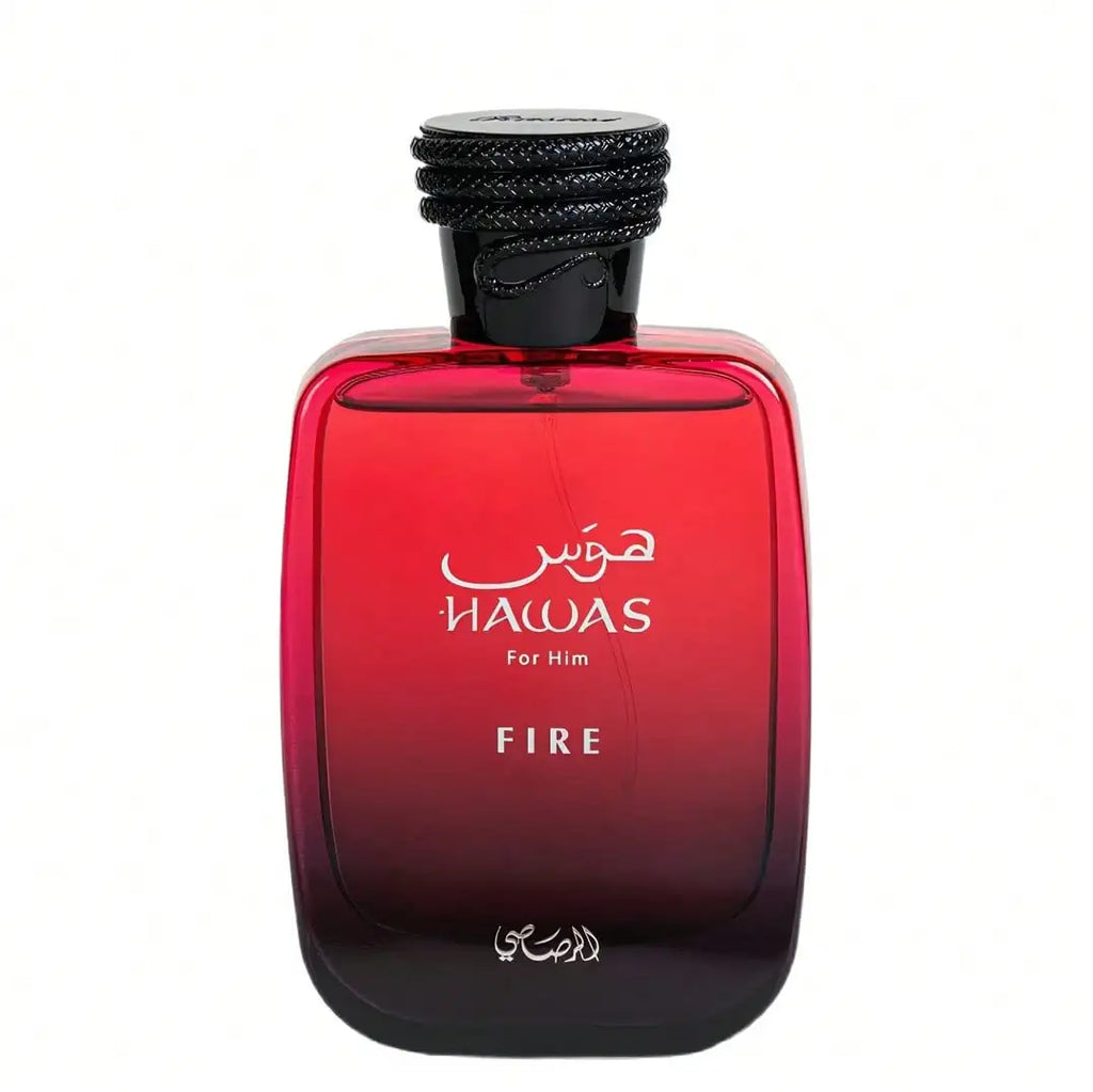 Rasasi Hawas Fire For Him Eau de Parfum Mens 100 ml-clary sage, Navy Notes, Amber & Amber Gray