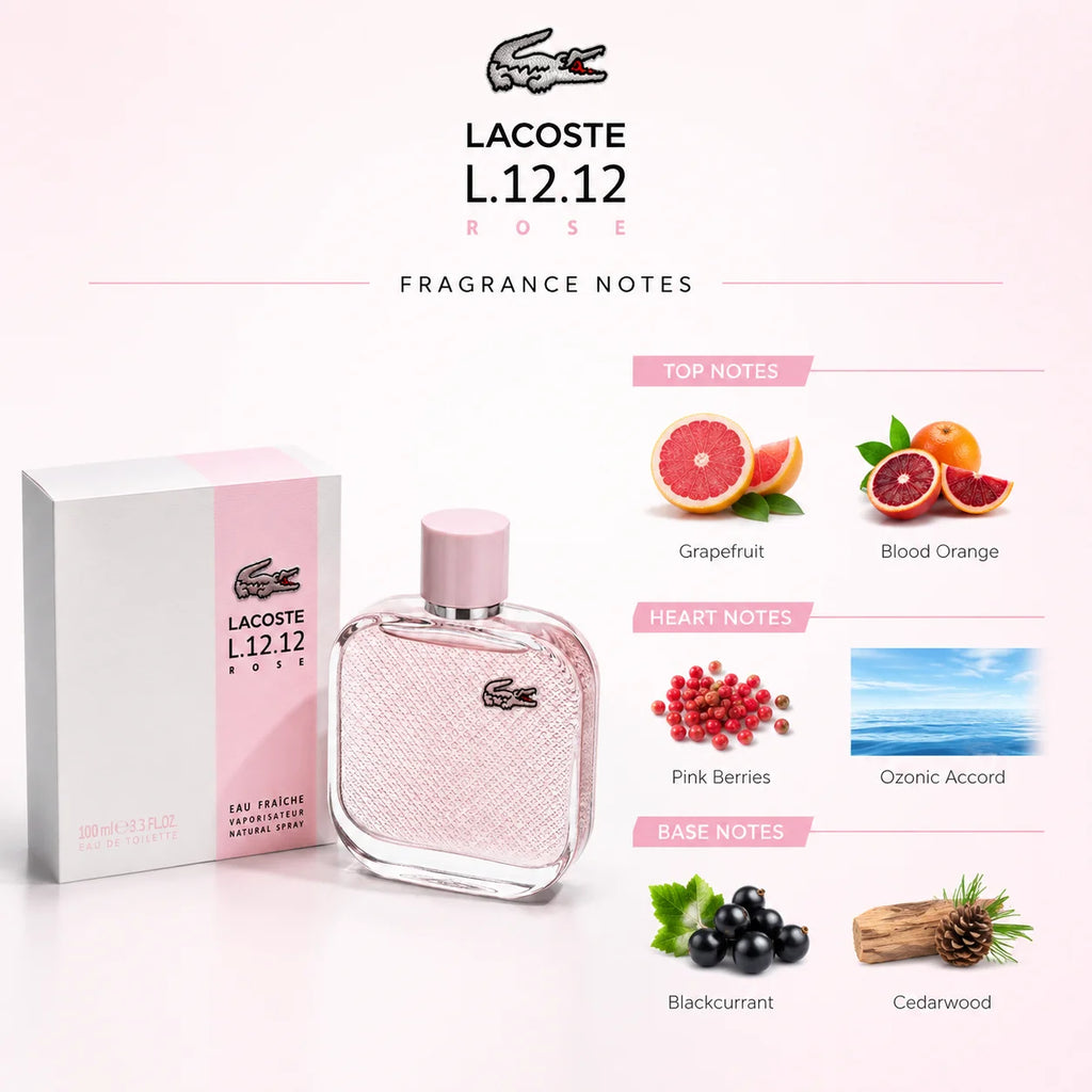 Lacoste L.12.12 Pink woman