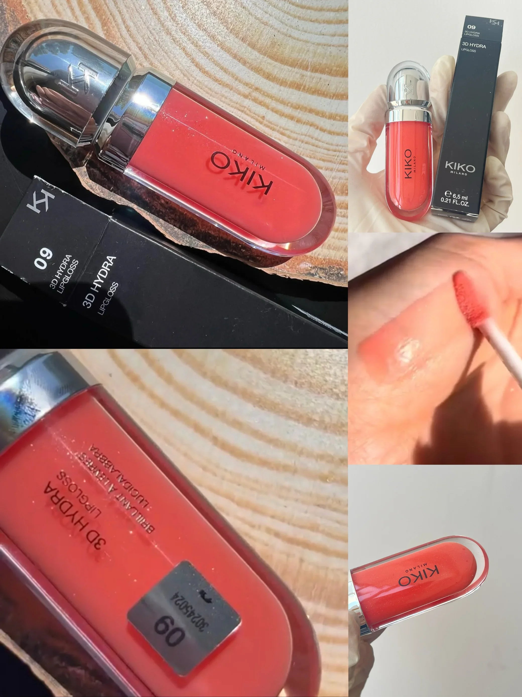 KIKO 3D Liquid Lip Glaze Transparent Lip Gloss Mirror Lipstick
