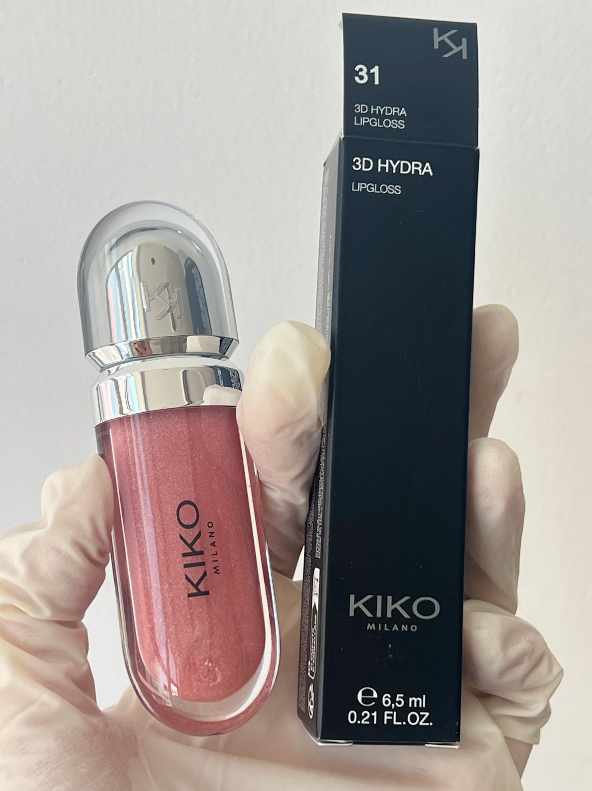 KIKO 3D Liquid Lip Glaze Transparent Lip Gloss Mirror Lipstick
