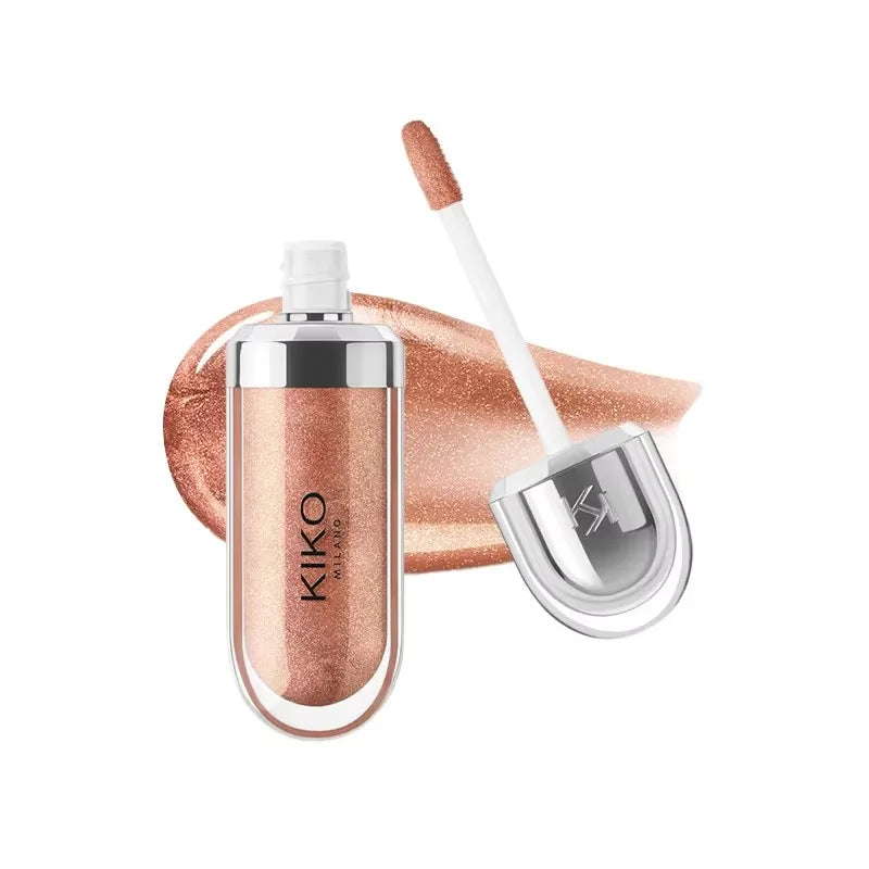 2026 KIKO Latest 3D Liquid Lip Plumper Glaze Transparent Lip Gloss Mirror