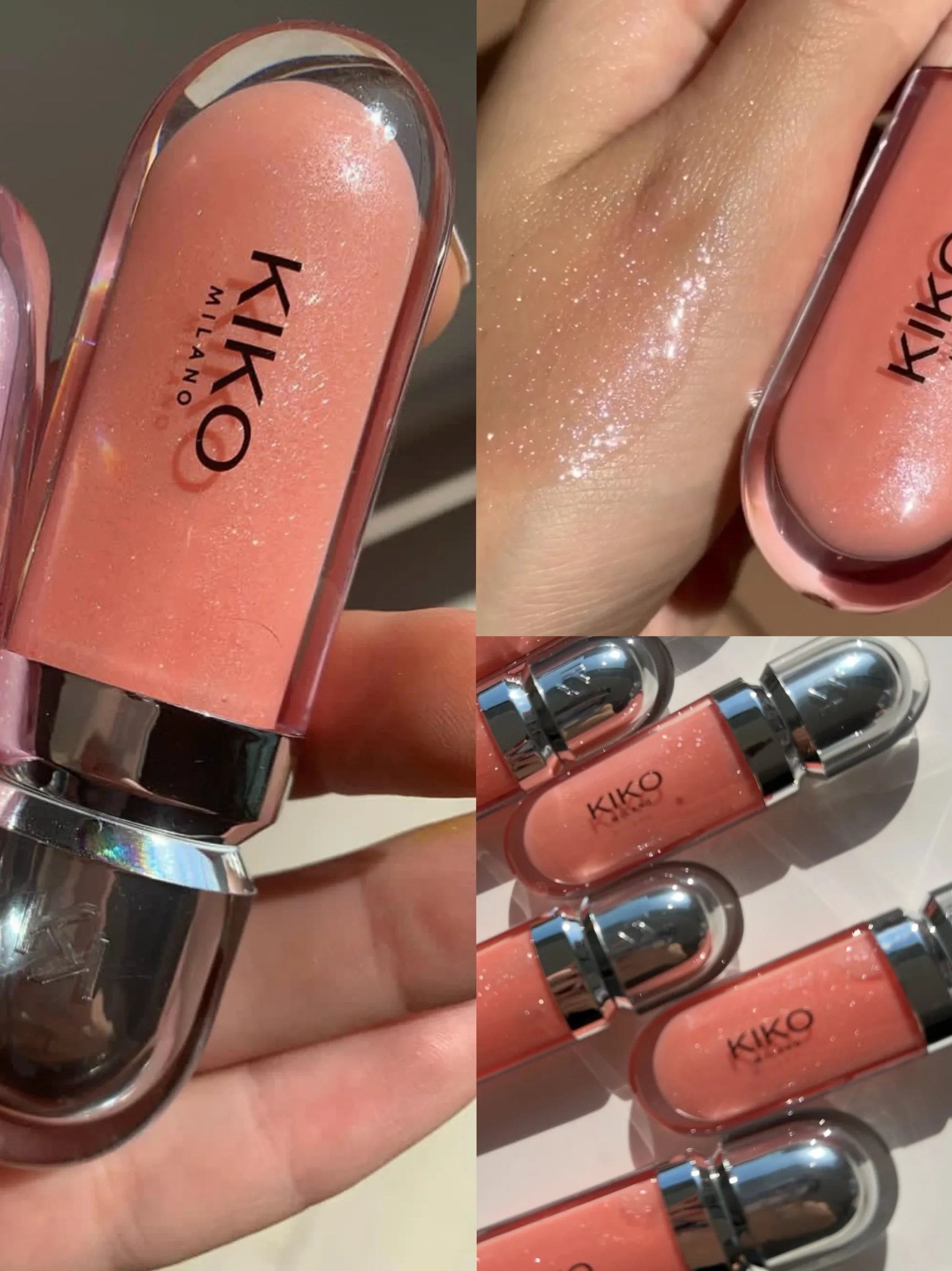 KIKO 3D Liquid Lip Glaze Transparent Lip Gloss Mirror Lipstick