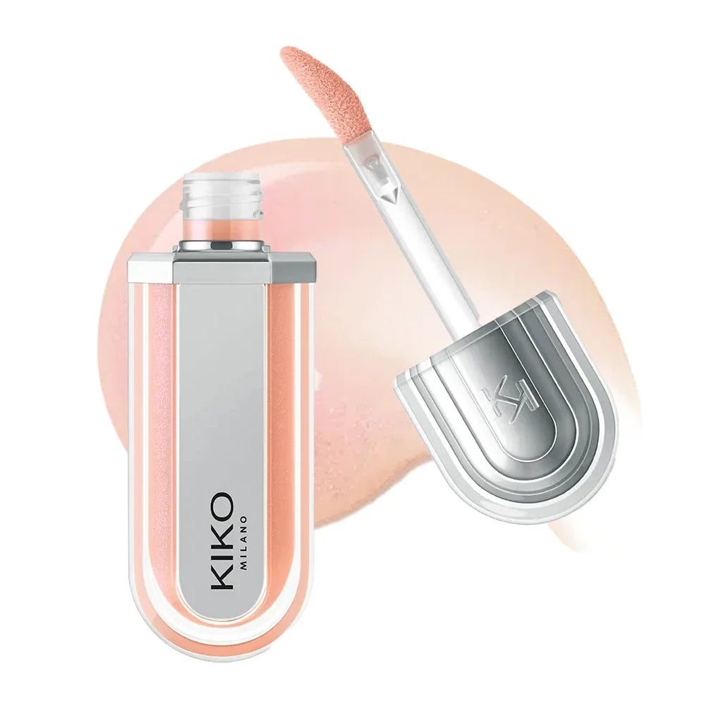 2026 KIKO Latest 3D Liquid Lip Plumper Glaze Transparent Lip Gloss Mirror