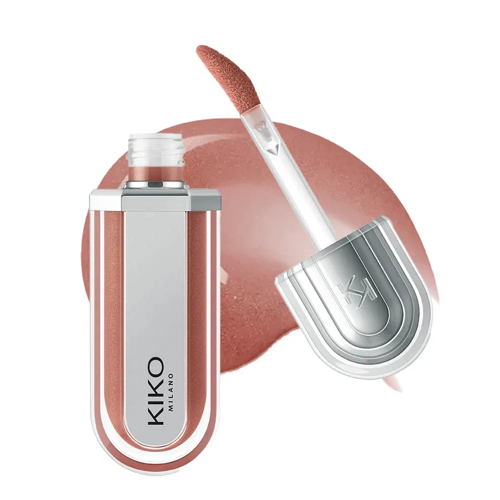 2026 KIKO Latest 3D Liquid Lip Plumper Glaze Transparent Lip Gloss Mirror