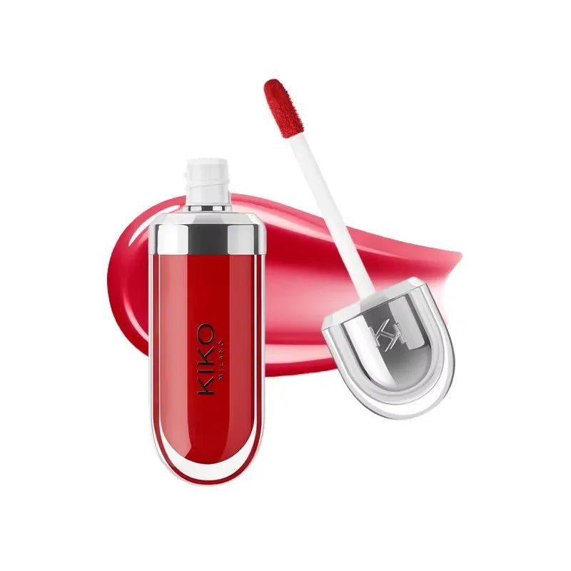 2026 KIKO Latest 3D Liquid Lip Plumper Glaze Transparent Lip Gloss Mirror