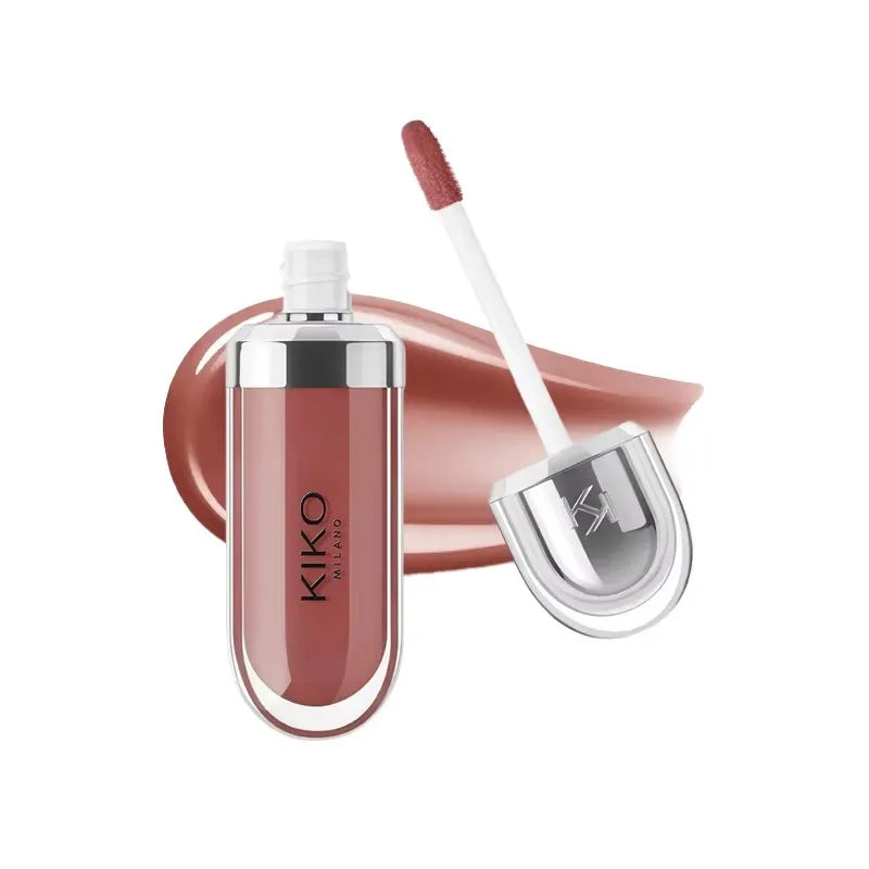 2026 KIKO Latest 3D Liquid Lip Plumper Glaze Transparent Lip Gloss Mirror