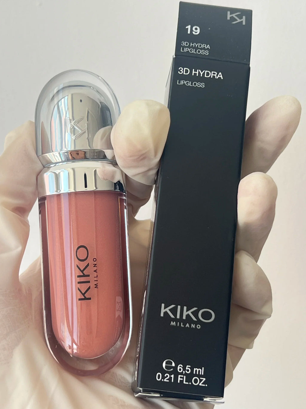 KIKO 3D Liquid Lip Glaze Transparent Lip Gloss Mirror Lipstick
