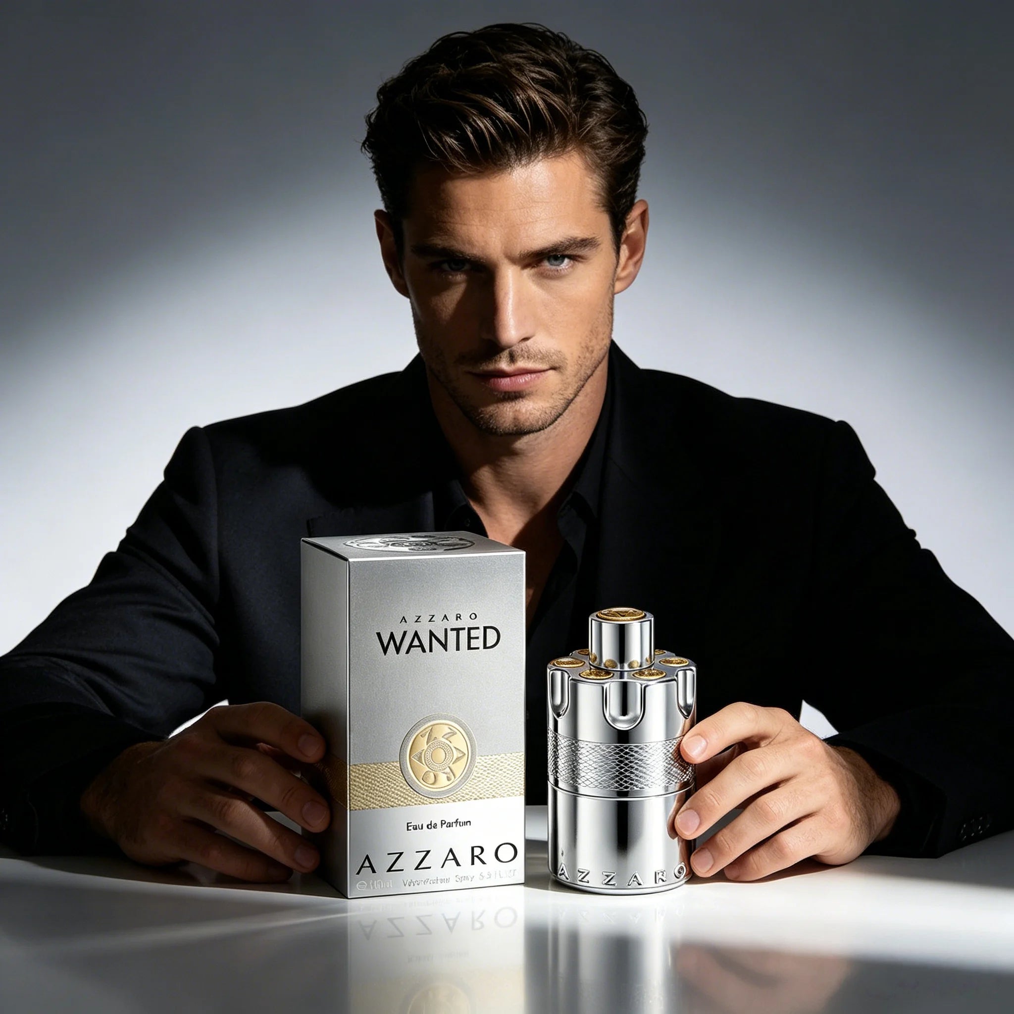 Azzaro The Most Wanted Eau de Parfum Intense Spray for Men EDP Intense Perfume 3.38 oz/100 ml Graduation Party Travel Camping Outdoors School Campus Trip Festivals Anniversary Winter Christmas Special Occasions, Party Majesti
