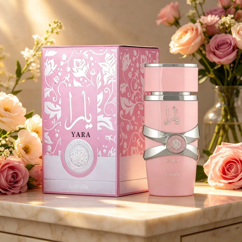 Lattafa Yara Perfume for Women 3.4oz Eau De Parfum Long Lasting Sweet Feminine Fragrance Elegant Bottle Luxury Perfume Spray