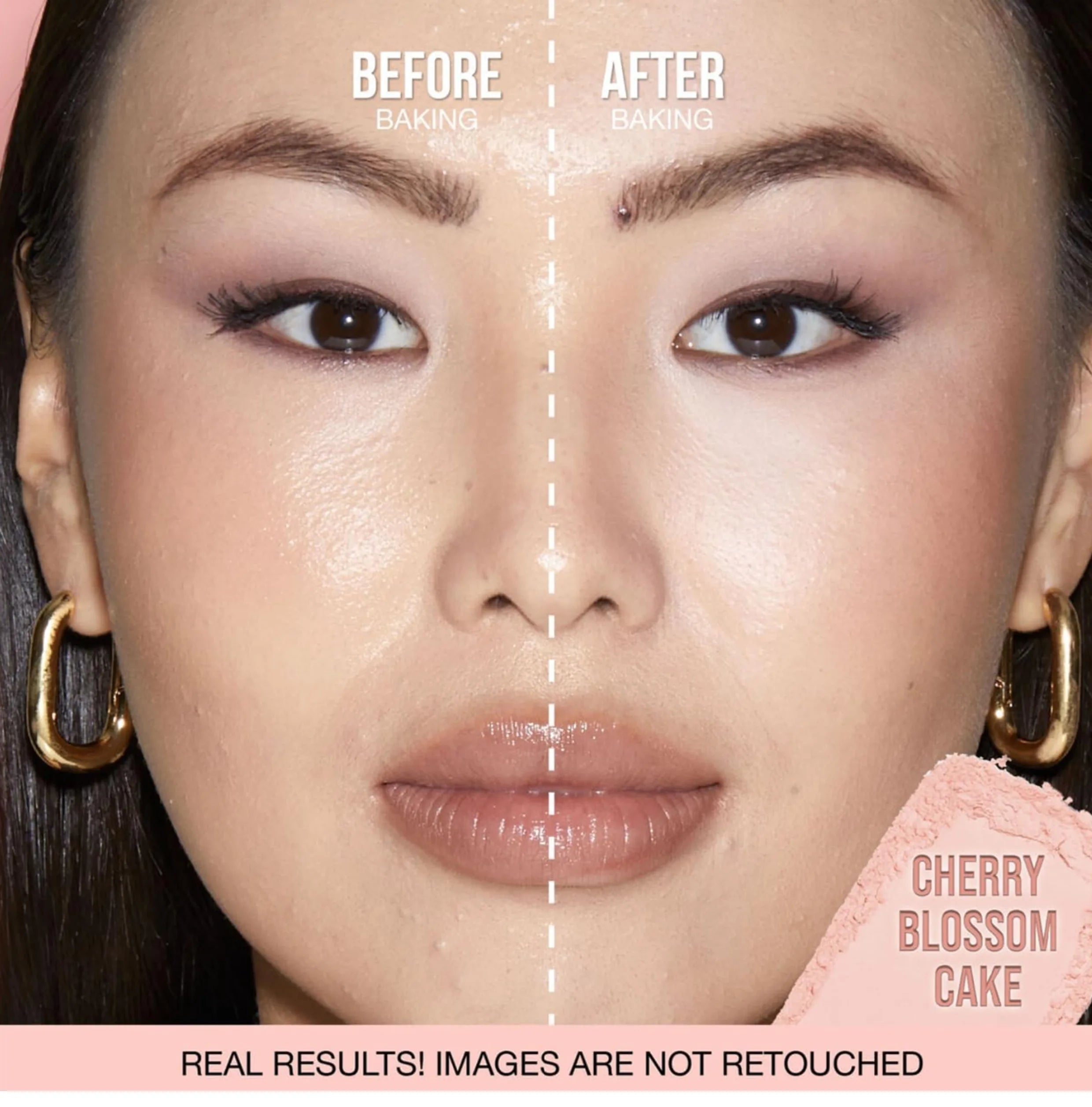 HUDA BEAUTY Delicate Setting Powder Lasting Without Shedding Makeup Control Oil Locking Moisture Create Zero Pore Base Makeup