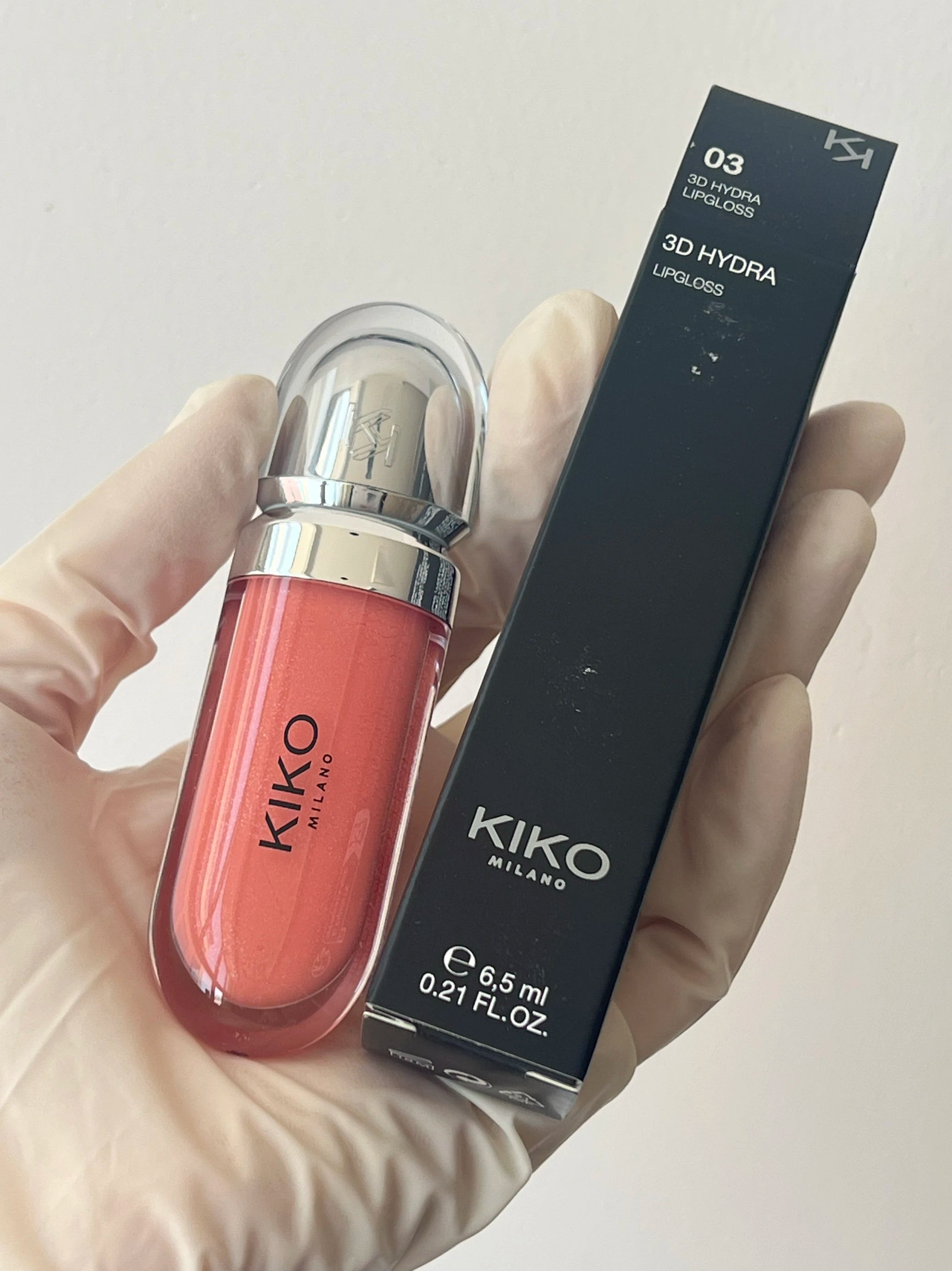 KIKO 3D Liquid Lip Glaze Transparent Lip Gloss Mirror Lipstick