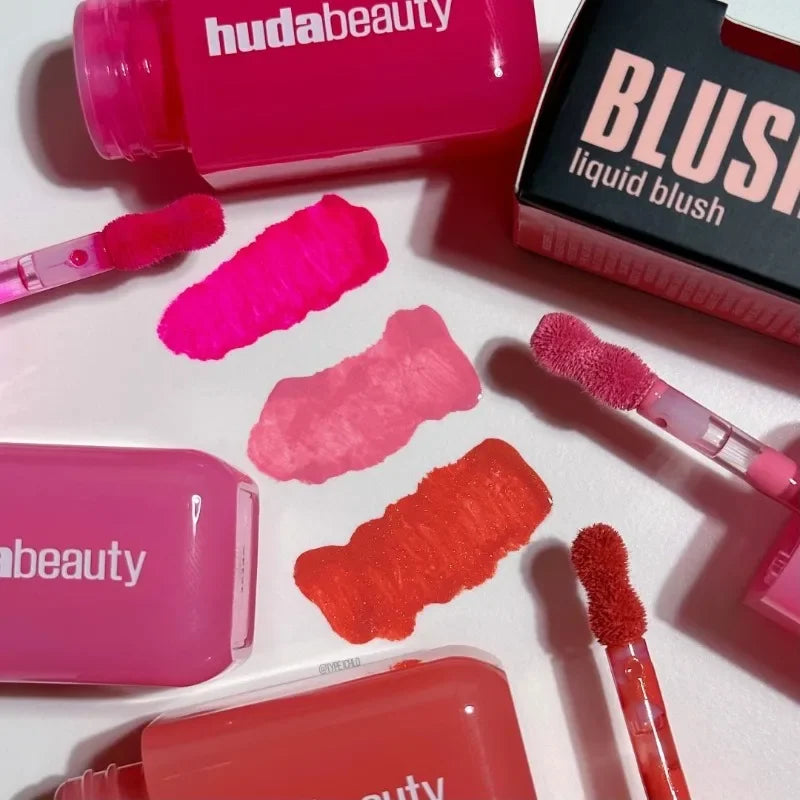 Huda Bueaty Matte Blush & Brush Long Lasting High Pigmented