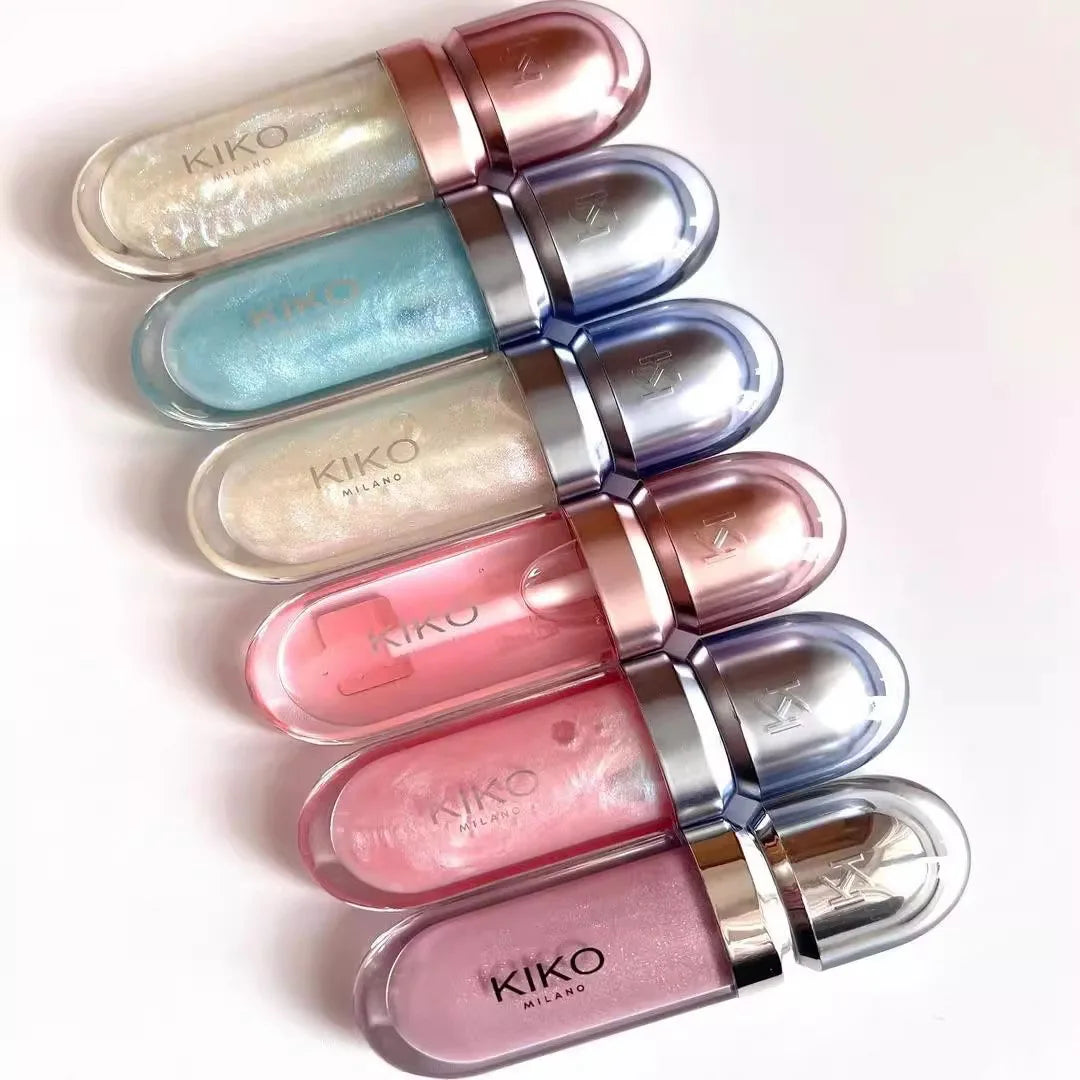 KIKO 3D Liquid Lip Glaze Transparent Lip Gloss Mirror Lipstick