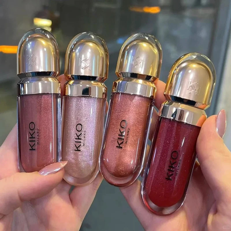 KIKO 3D Liquid Lip Glaze Transparent Lip Gloss Mirror Lipstick