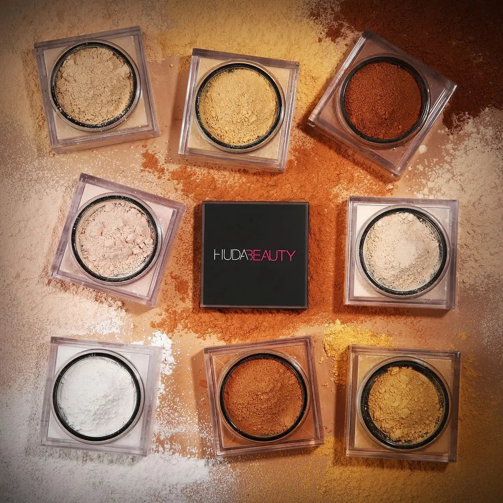 HUDA BEAUTY Delicate Setting Powder Lasting Without Shedding Makeup Control Oil Locking Moisture Create Zero Pore Base Makeup