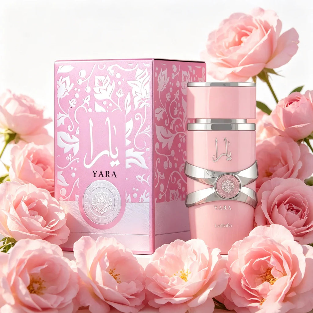 Lattafa Yara Perfume for Women 3.4oz Eau De Parfum Long Lasting Sweet Feminine Fragrance Elegant Bottle Luxury Perfume Spray