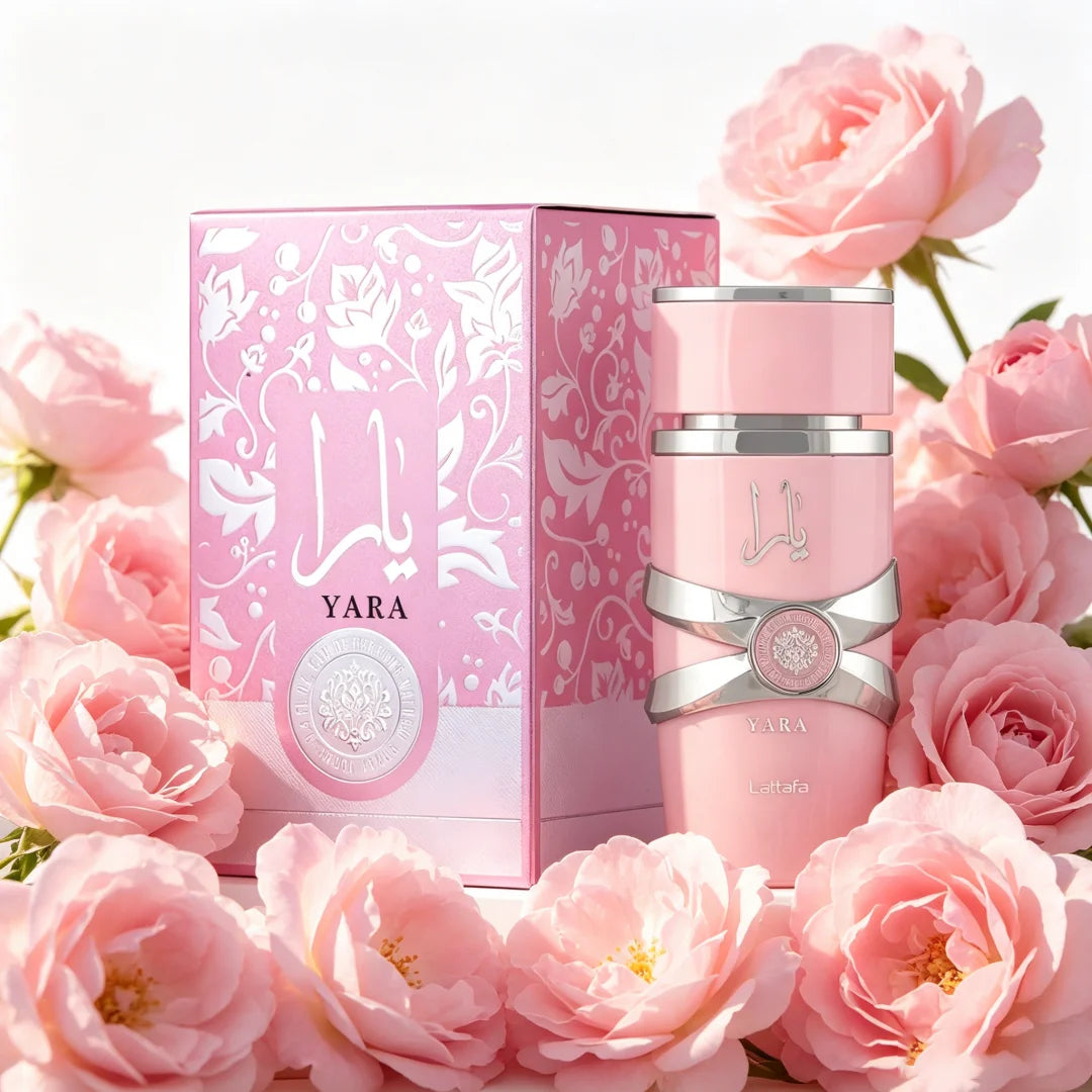 Lattafa Yara Perfume for Women 3.4oz Eau De Parfum Long Lasting Sweet Feminine Fragrance Elegant Bottle Luxury Perfume Spray