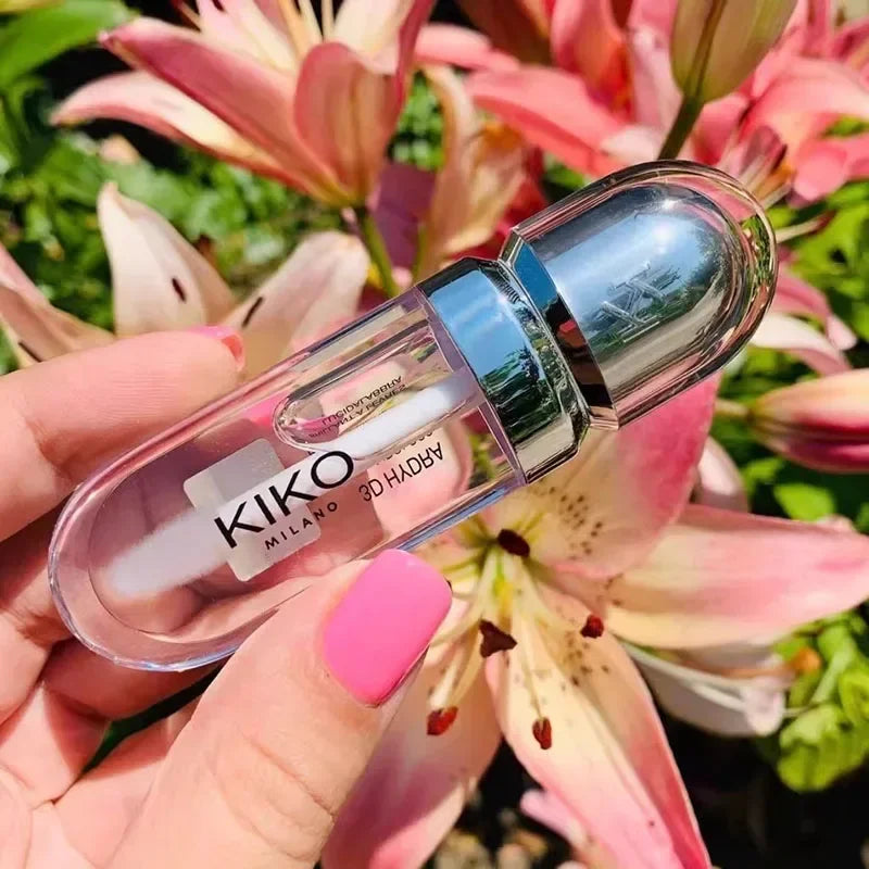 KIKO 3D Liquid Lip Glaze Transparent Lip Gloss Mirror Lipstick