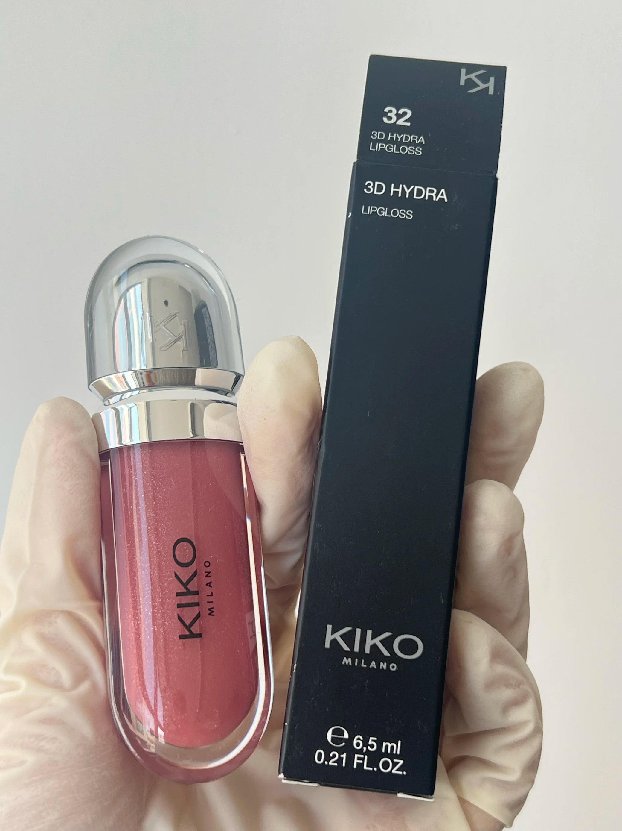 KIKO 3D Liquid Lip Glaze Transparent Lip Gloss Mirror Lipstick