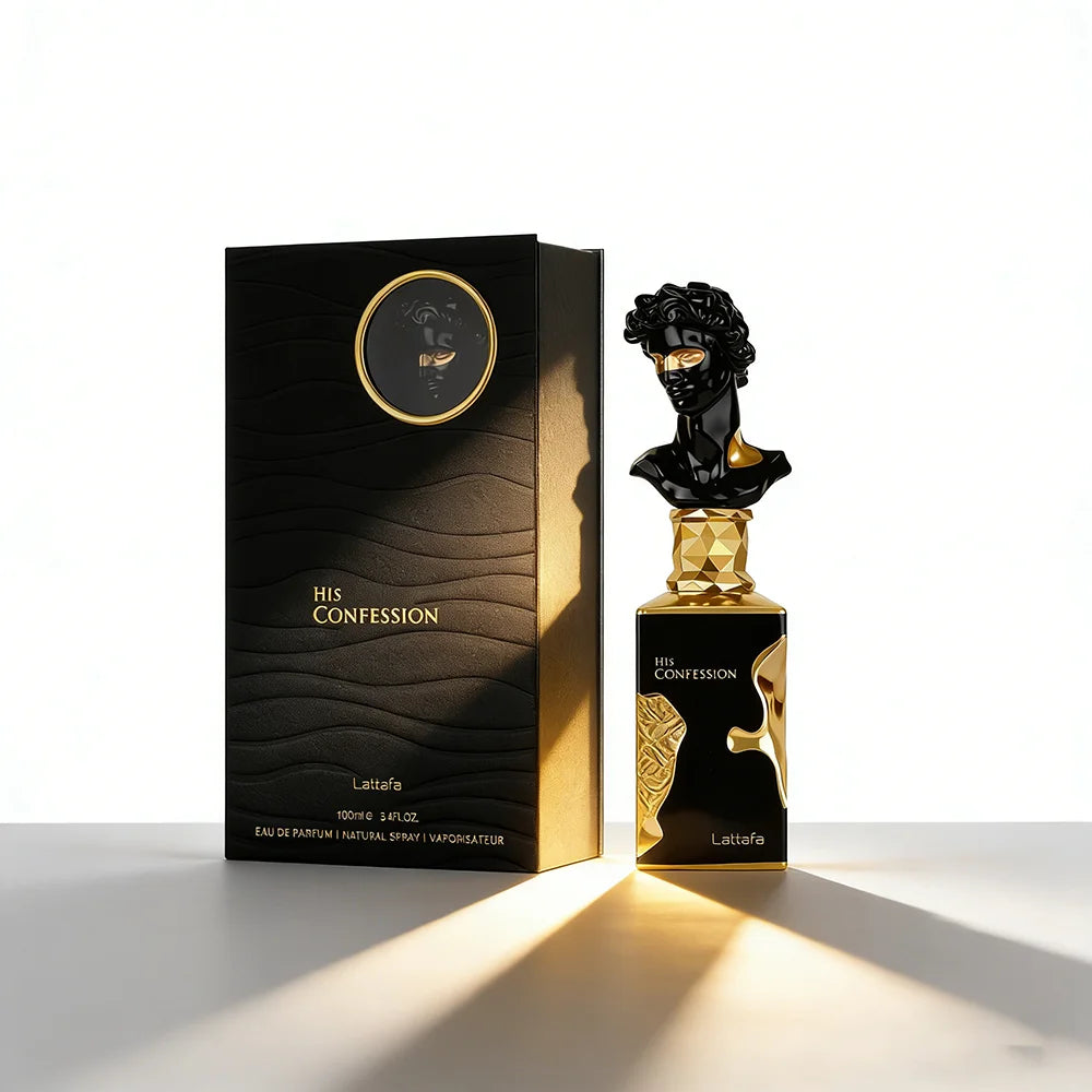 His Confession EDP 100ml – Fragrância Oriental Amadeirada de Luxo