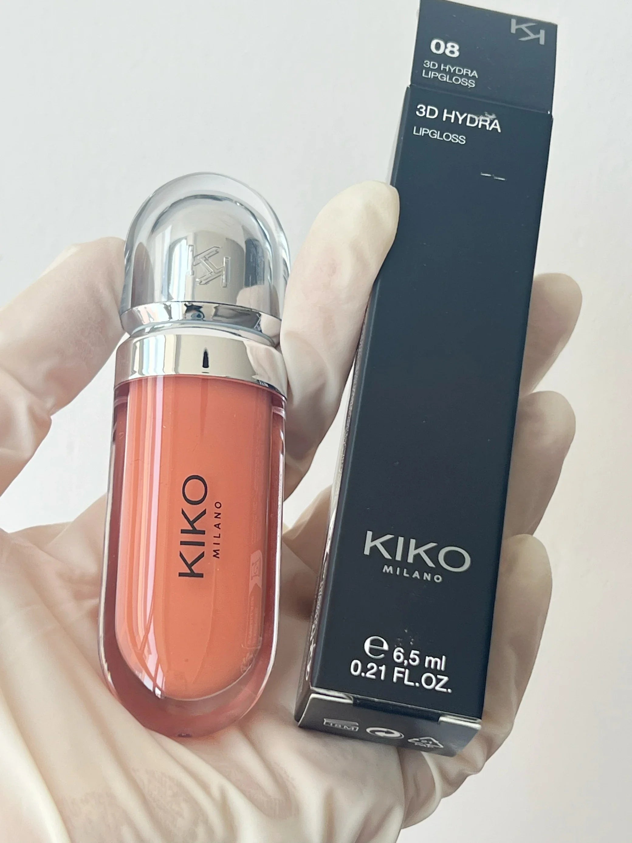KIKO 3D Liquid Lip Glaze Transparent Lip Gloss Mirror Lipstick