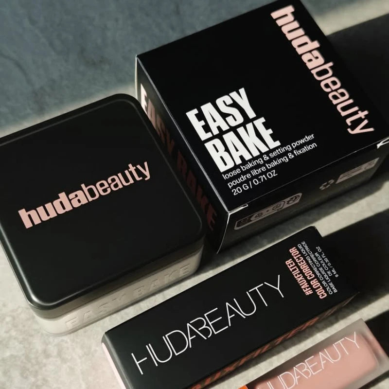 HUDA BEAUTY Delicate Setting Powder Lasting Without Shedding Makeup Control Oil Locking Moisture Create Zero Pore Base Makeup