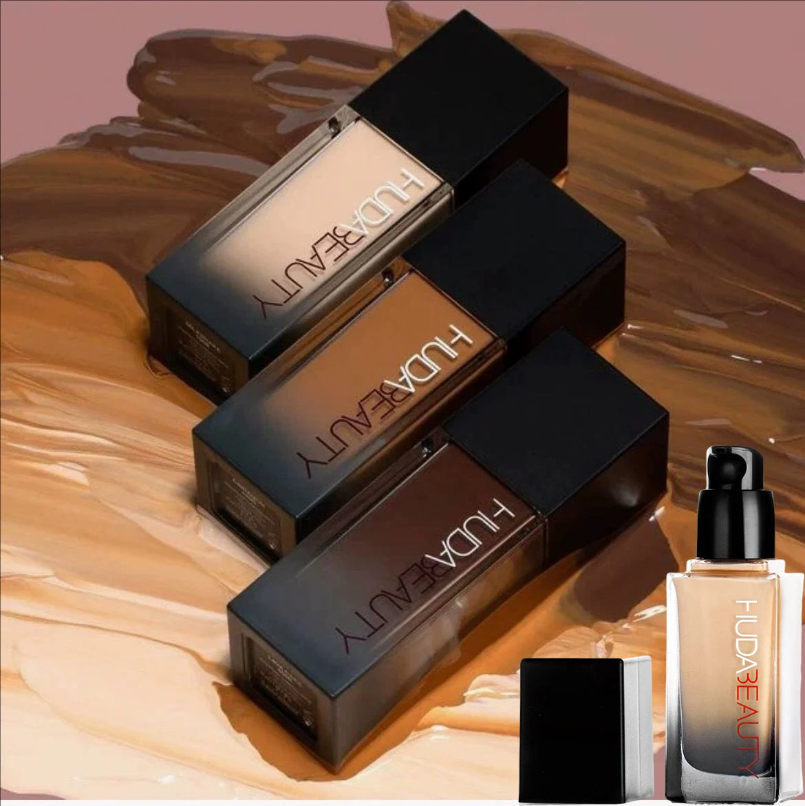 Huda Beauty Flawless Liquid Foundation Matte Concealer Long-lasting