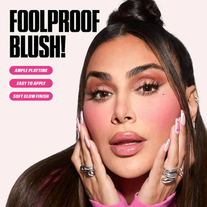 Beauty 6 Colour Soft Glow Liquid Blush Filter Easy To Apply Long Lasting Waterproof Blusher Sponge Brush Head Lip Gloss Rare