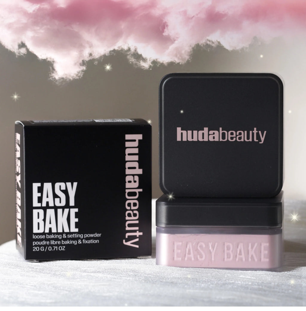 HUDA BEAUTY Delicate Setting Powder Lasting Without Shedding Makeup Control Oil Locking Moisture Create Zero Pore Base Makeup