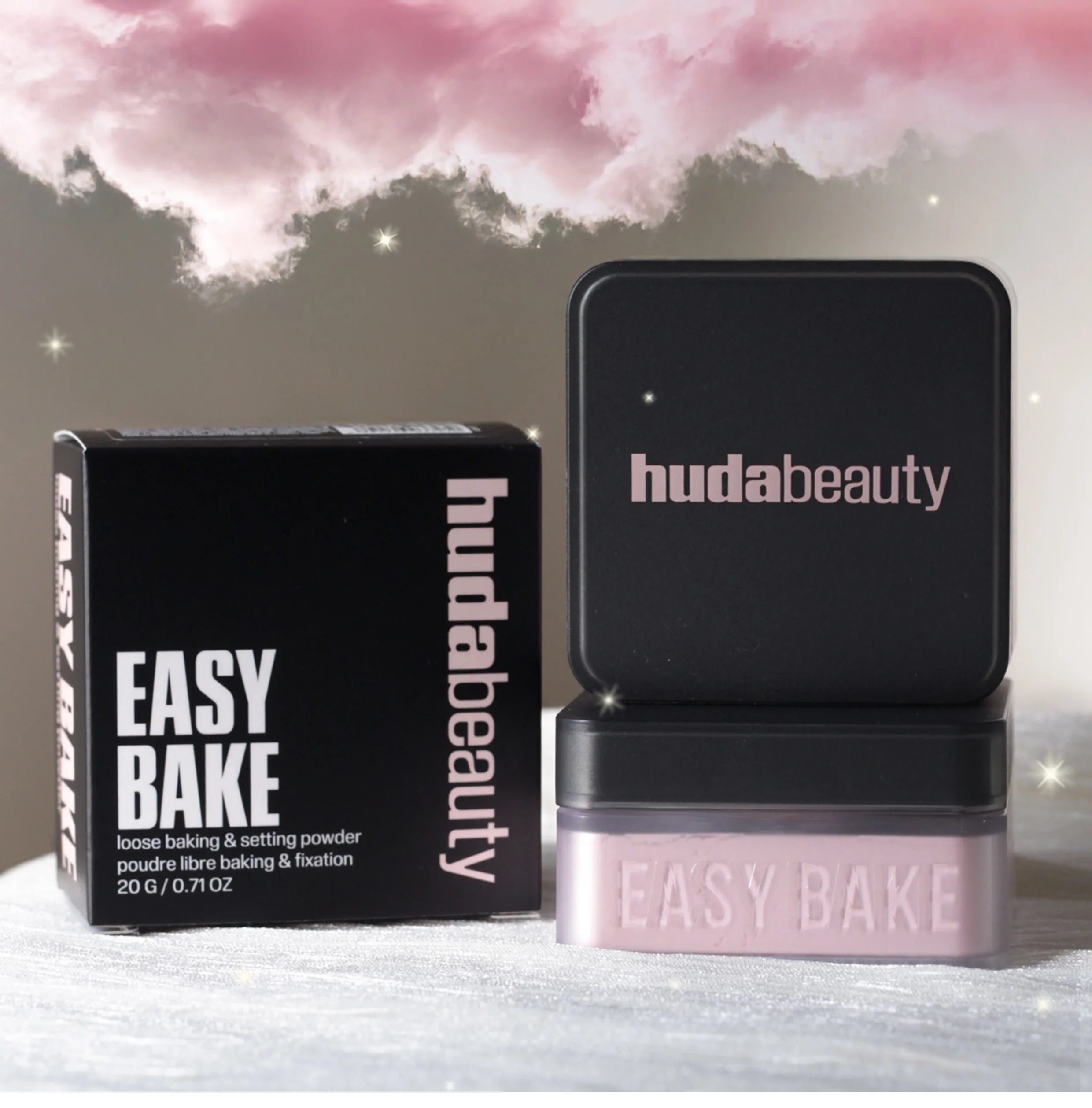 HUDA BEAUTY Delicate Setting Powder Lasting Without Shedding Makeup Control Oil Locking Moisture Create Zero Pore Base Makeup