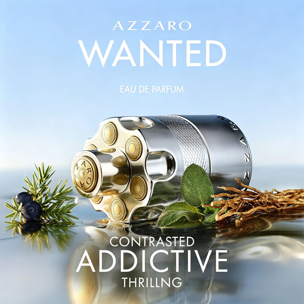 Azzaro The Most Wanted Eau de Parfum Intense Spray for Men EDP Intense Perfume 3.38 oz/100 ml Graduation Party Travel Camping Outdoors School Campus Trip Festivals Anniversary Winter Christmas Special Occasions, Party Majesti