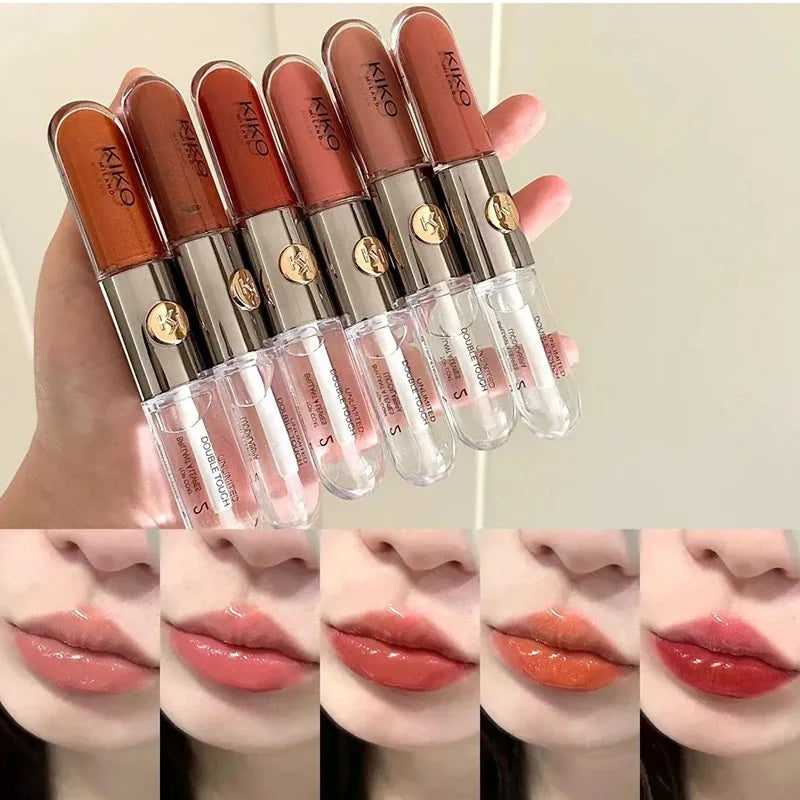 2026 KIKO Latest 3D Liquid Lip Plumper Glaze Transparent Lip Gloss Mirror