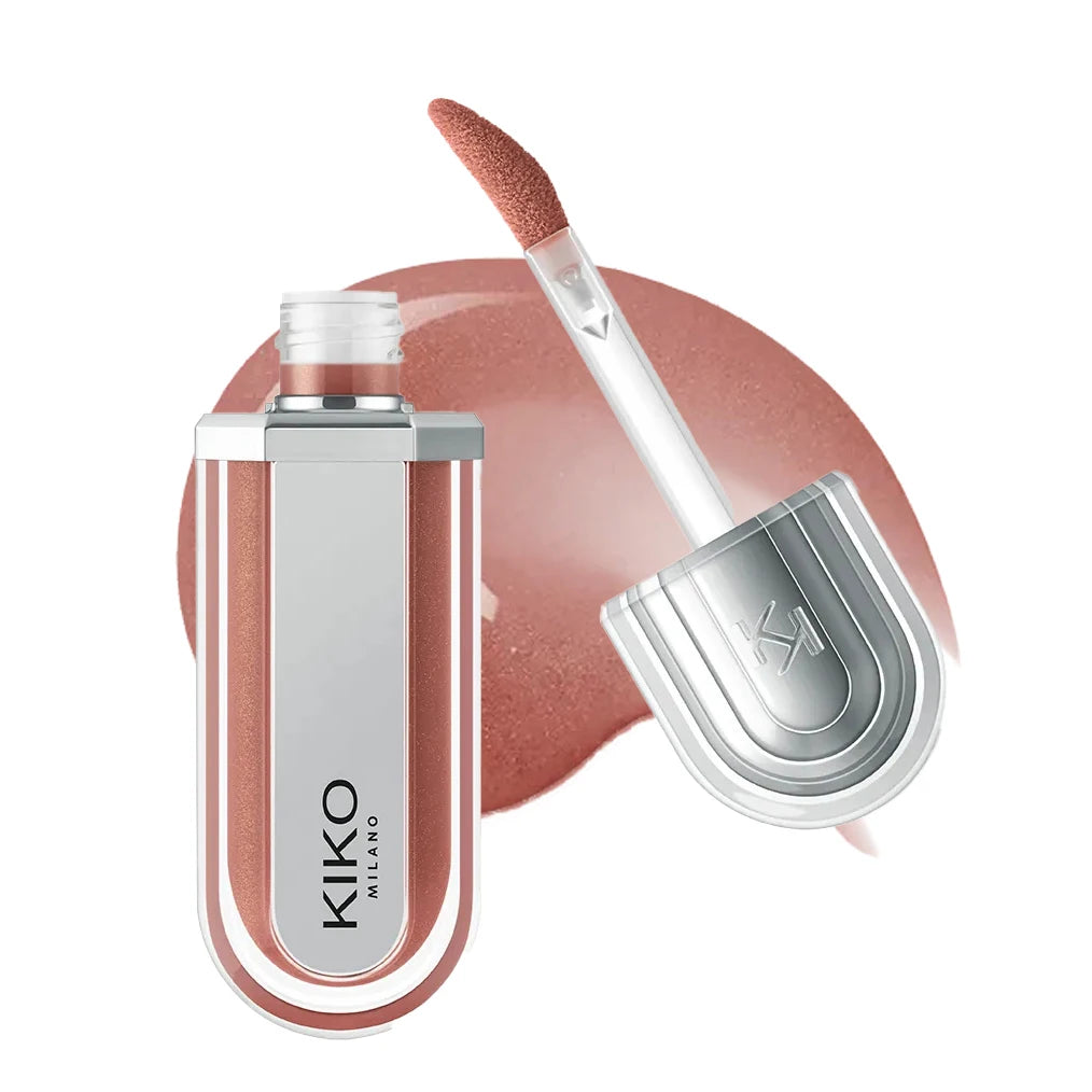 Fashion 3D Kiko Lip Gloss Liquid Lip Glaze Transparent Lipgloss Mirror